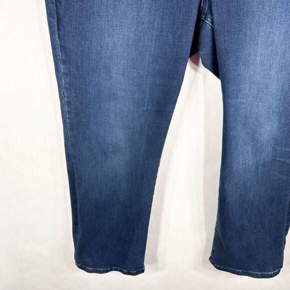 Lane Bryant Plus Size 26S Jeans High Rise Blue Stretch Flex Magic Waistband 874 - Picture 5 of 12